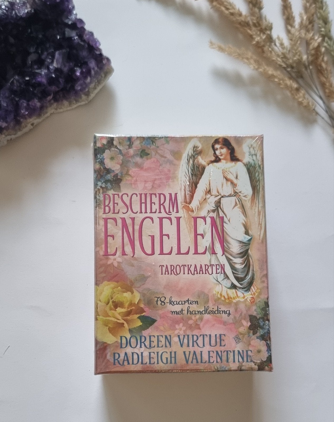 Doreen Virtue - Beschermengelen Tarotkaarten, Tarot of Kaarten leggen, Overige typen, Ophalen of Verzenden, Zo goed als nieuw