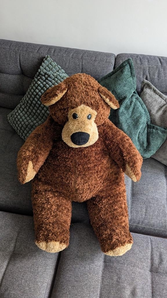 Grote bruine teddybeer - Zacht en knuffelbaar, Ophalen, Overige merken, Overige karakters, Beer