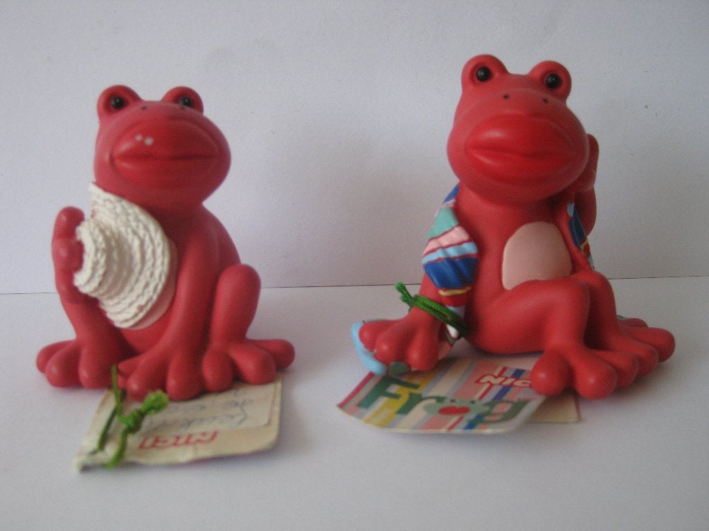 Nici Frog Polystone Kikker Beeldjes Vintage, Verzenden, Nieuw, Overige typen