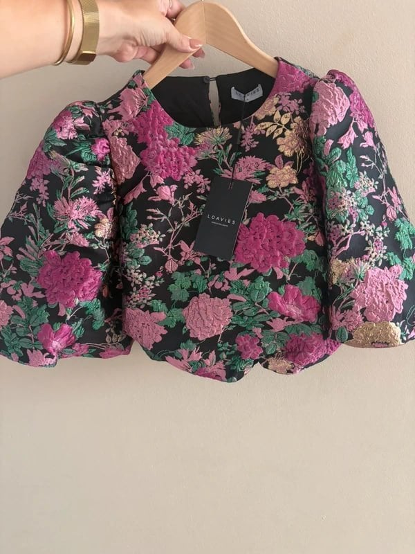 Poftop, Kleding | Dames, Tops, Zwart, Ophalen of Verzenden, Korte mouw, Maat 36 (S)