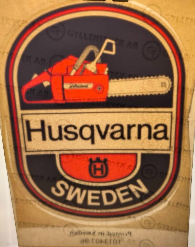 Raamsticker Husqvarna Sweden, Ophalen of Verzenden, Zo goed als nieuw, Merk