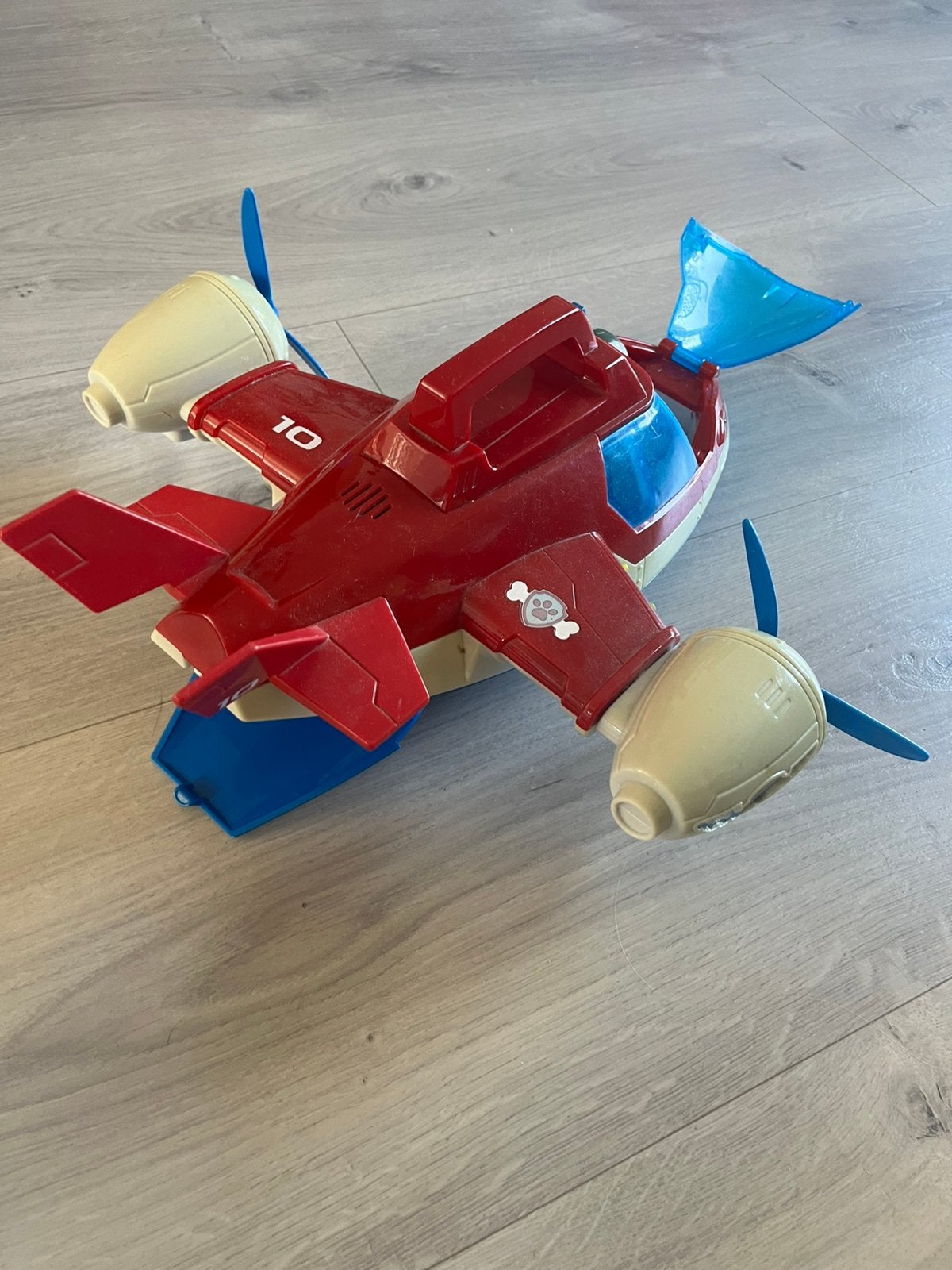 Paw patrol uitkijk plus luchtpatroler met robo hond, Ophalen, Zo goed als nieuw