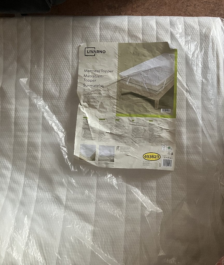 topmatras, Huis en Inrichting, Ophalen, 90 cm, Eenpersoons, Nieuw