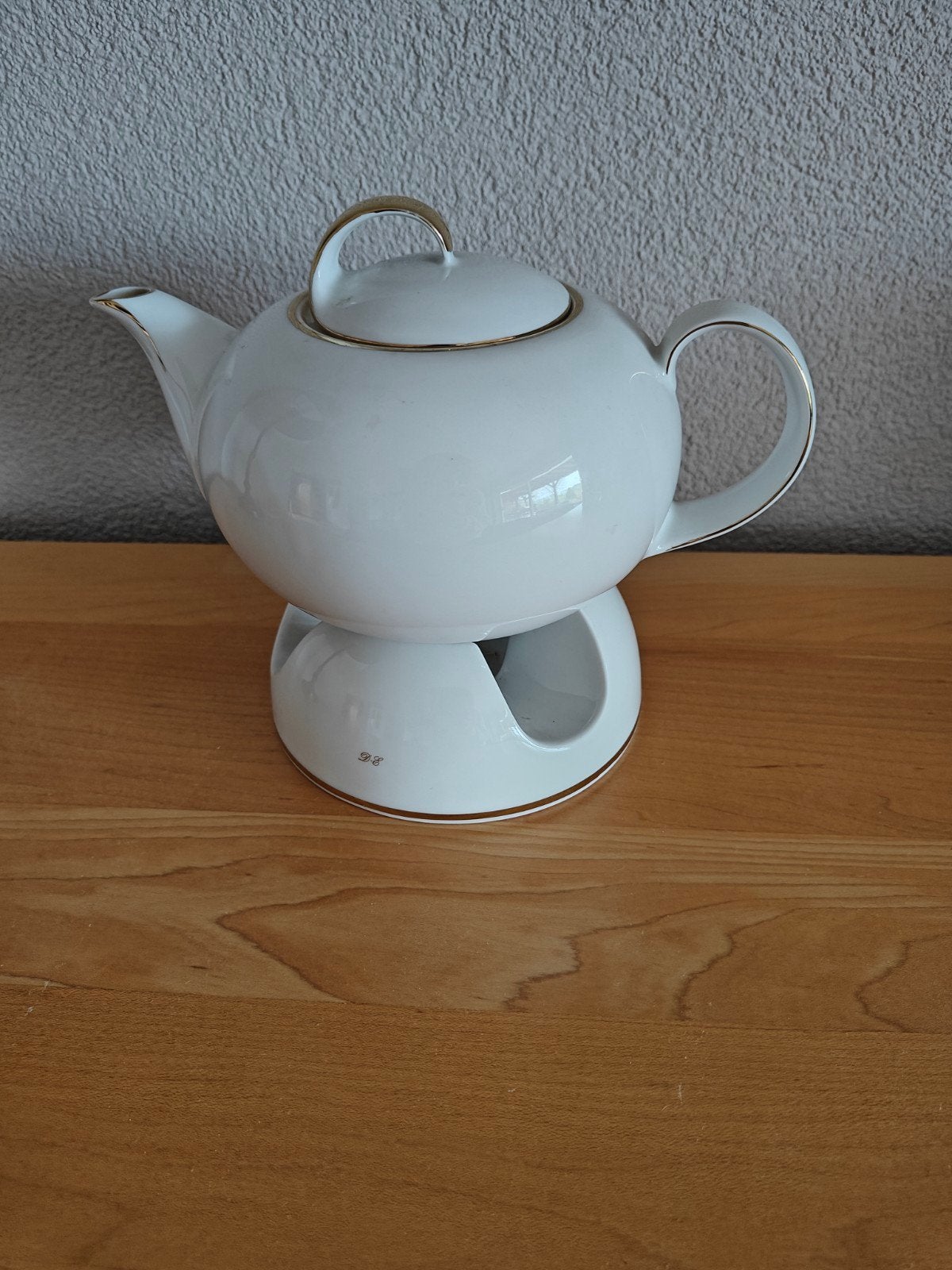 DE porseleinen theepot en theelicht, Ophalen of Verzenden