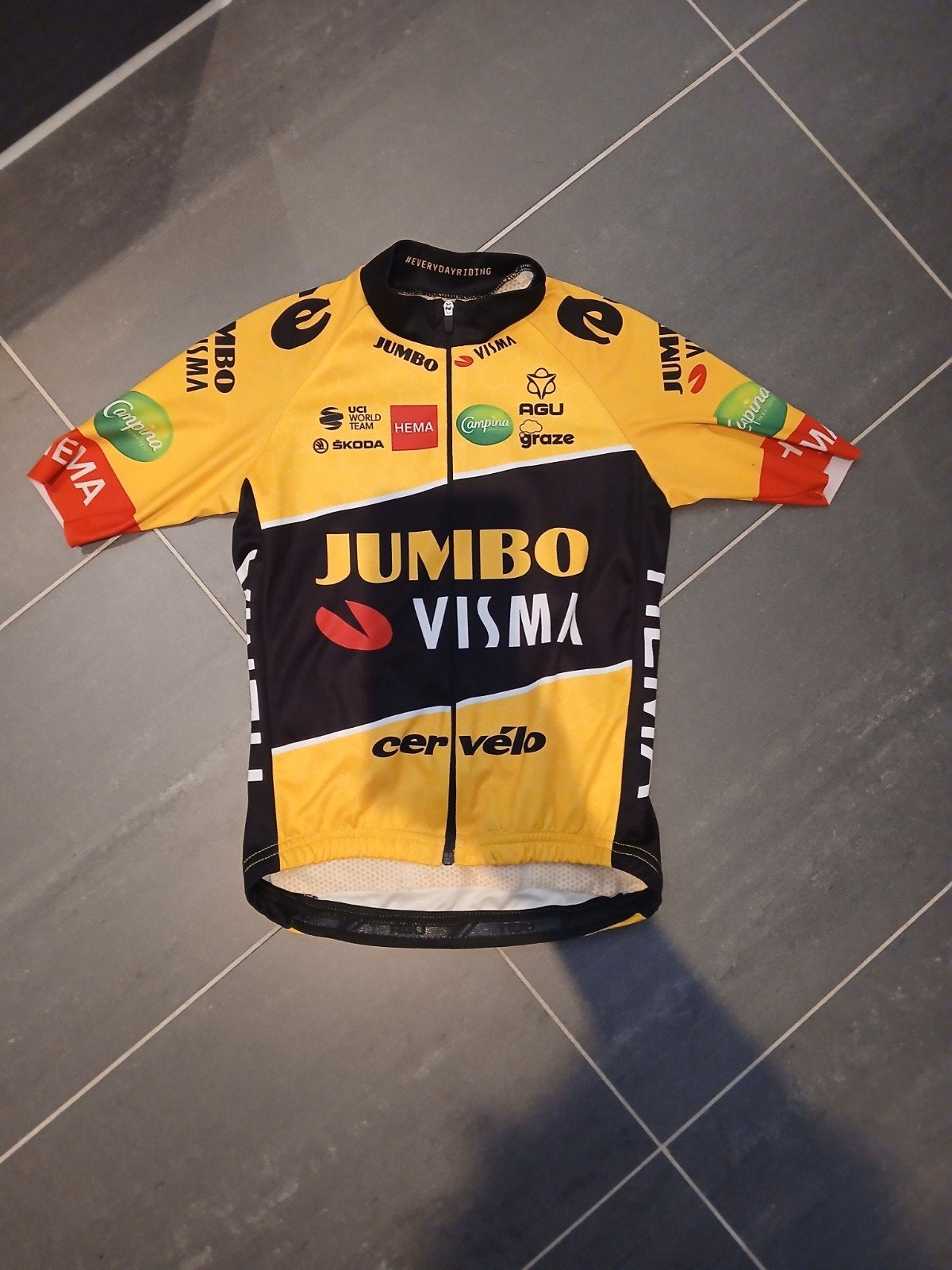 Jumbo Visma Wielershirt 2022 - Maat M, Ophalen of Verzenden, Zo goed als nieuw, Bovenkleding, AGU