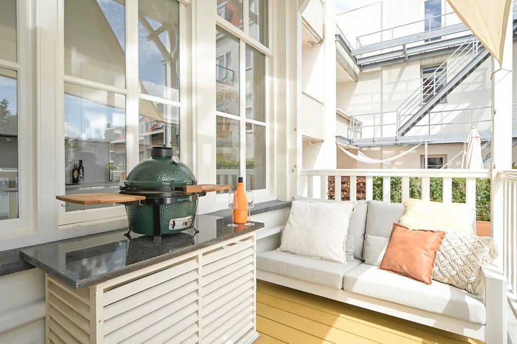 Tuinbank wit design hele goede staat, Ophalen, Zo goed als nieuw, Aluminium