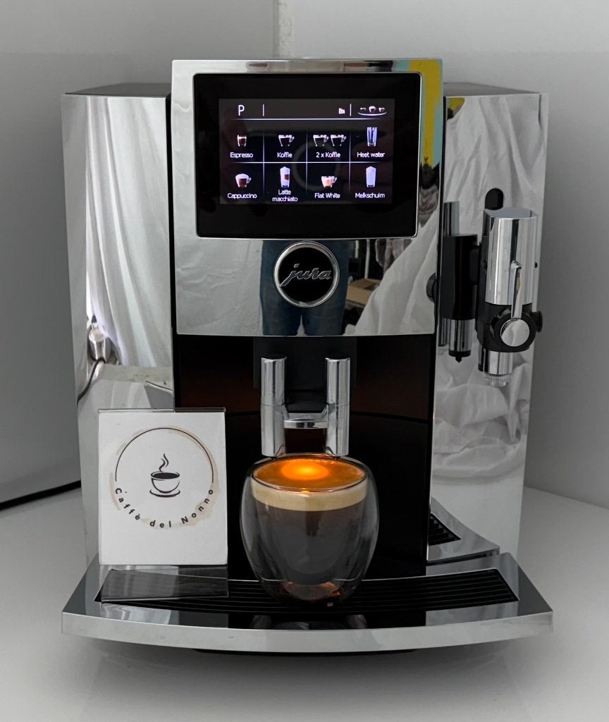 Jura S8 Chroom | Refurbished | 6 maanden garantie, Jura, Jura, 10 kopjes of meer, Ophalen of Verzenden