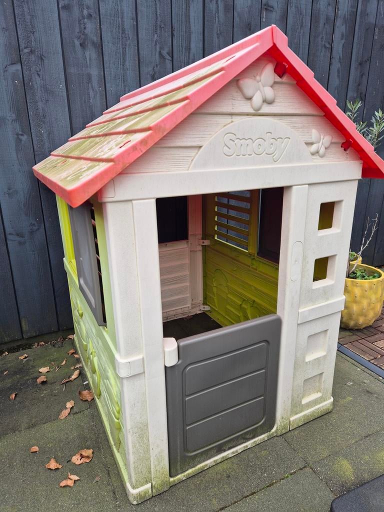 Speelhuisje / tuinhuisje Smoby, Kinderen en Baby's, Speelgoed | Buiten | Speelhuisjes, Ophalen, Gebruikt, Kunststof