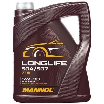 5L Motorolie SCT MANNOL Longlife 504/507 5W-30 Motorolie, Ophalen of Verzenden, -Manol, -, -Duitsland
