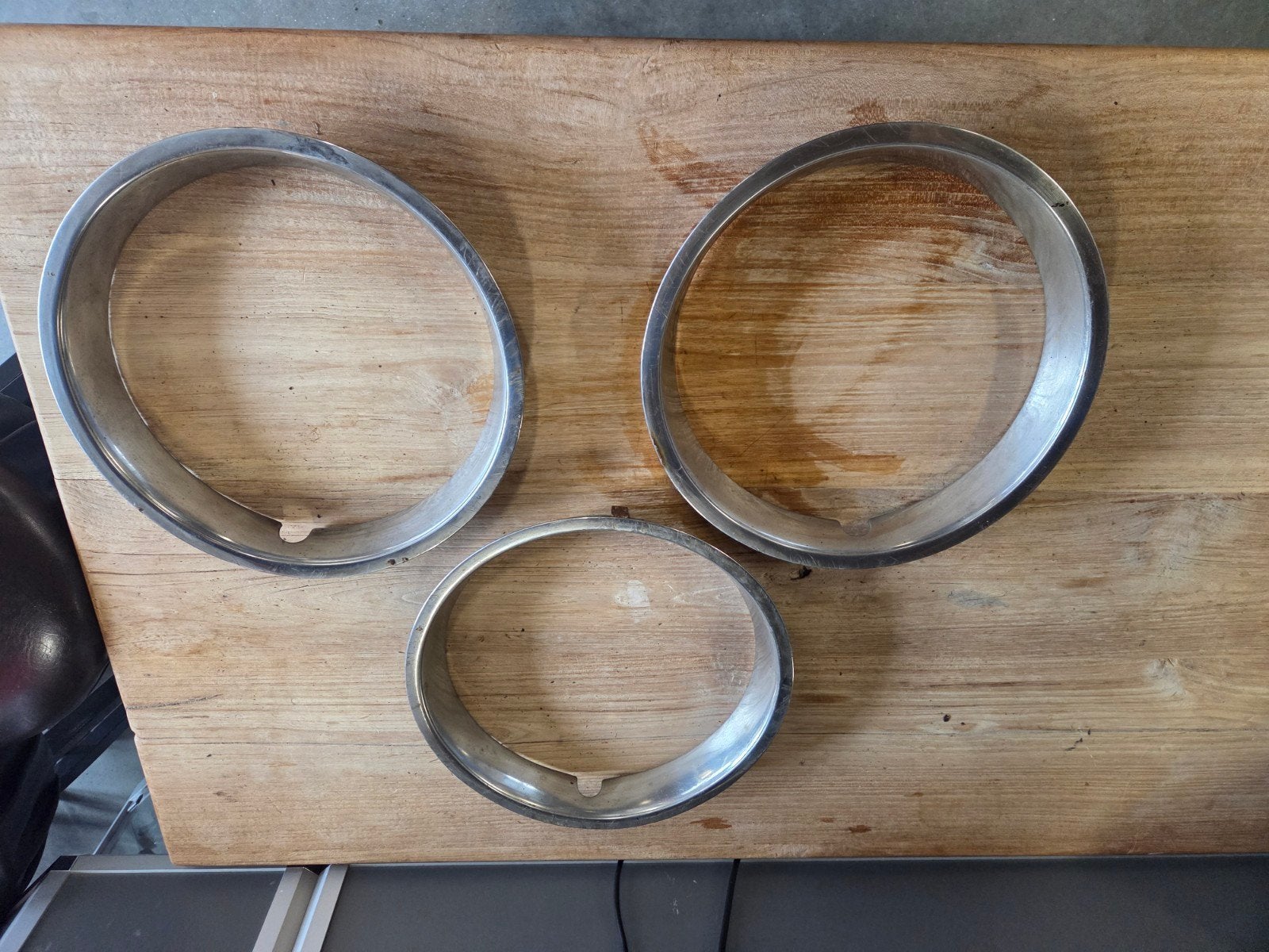 3 stuks gebruikte sier velgringen Opel Manta., Ophalen of Verzenden, Gebruikt