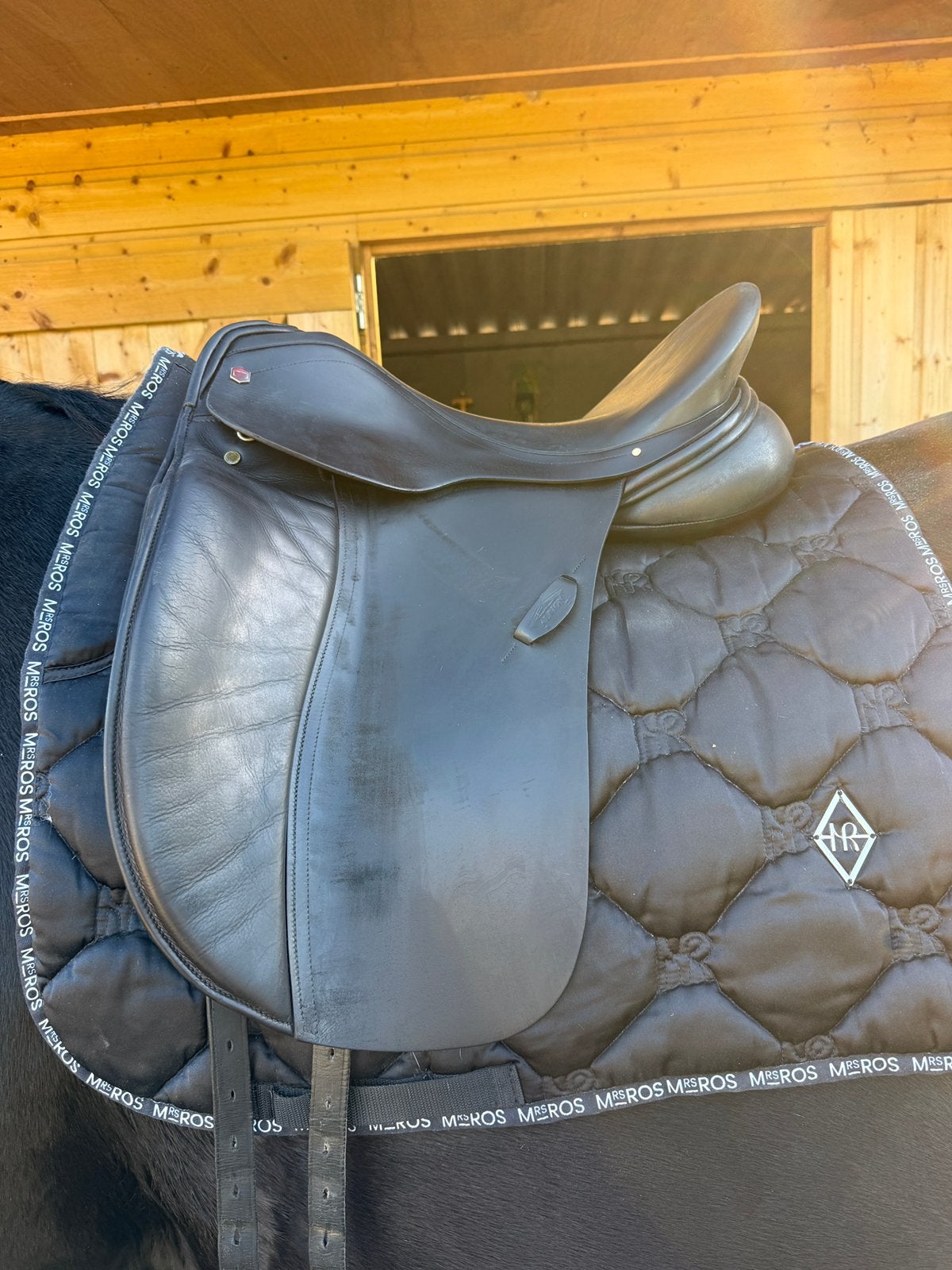 Albion SLK MW LH 17,5” dressuurzadel, Dieren en Toebehoren, L (17.5 inch), Gebruikt, Dressuur, Overige merken
