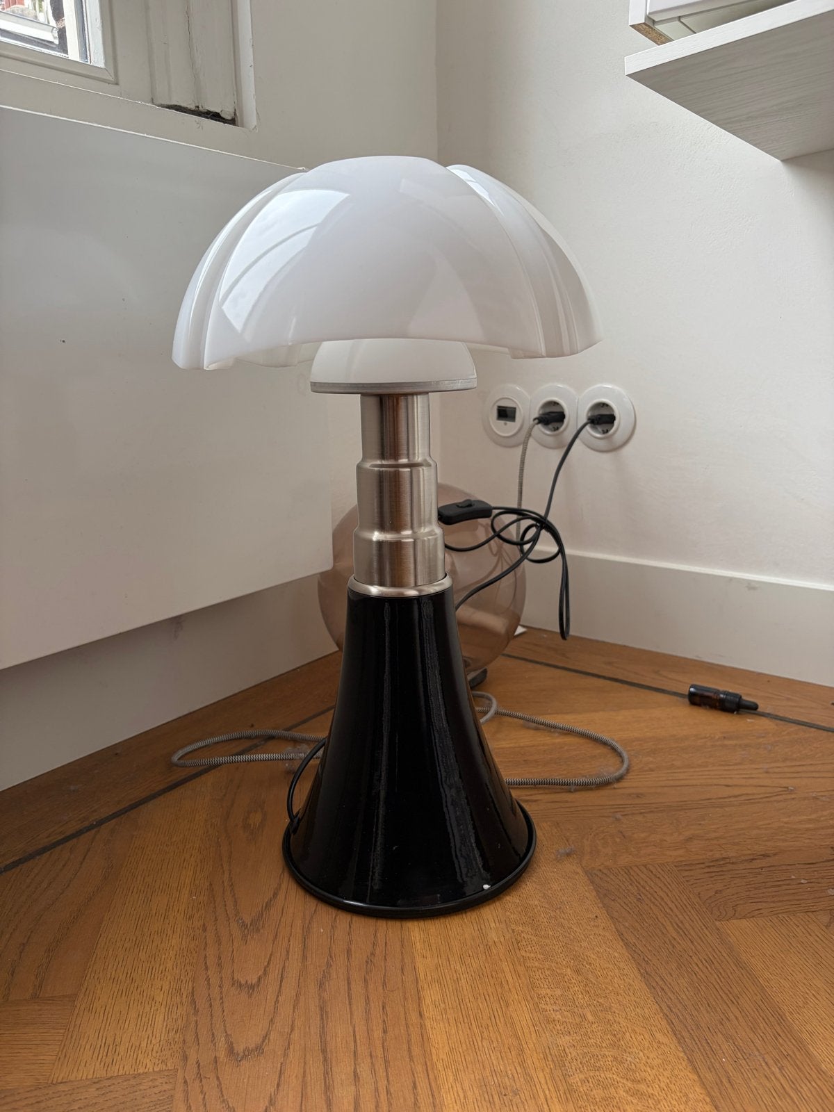 Martinelli Luce - Pipistrello dupe, Met schakelaar, Gebruikt, Vintage, Paddenstoellamp