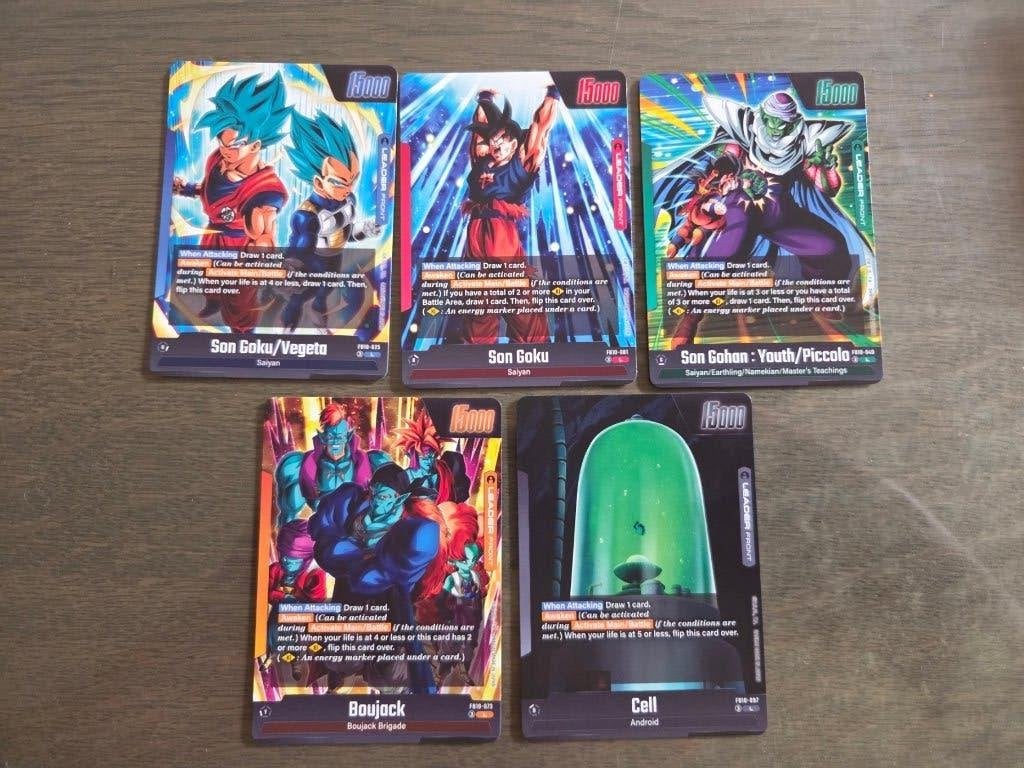 Leader kaarten FB10 Cross force Fusion World Dragon ball, Ophalen of Verzenden, Nieuw, Meerdere kaarten
