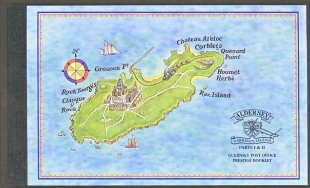 ALDERNEY 1998 Garrison I & II Prestige Postzegelboekje, Mint, Verzenden, Postfris