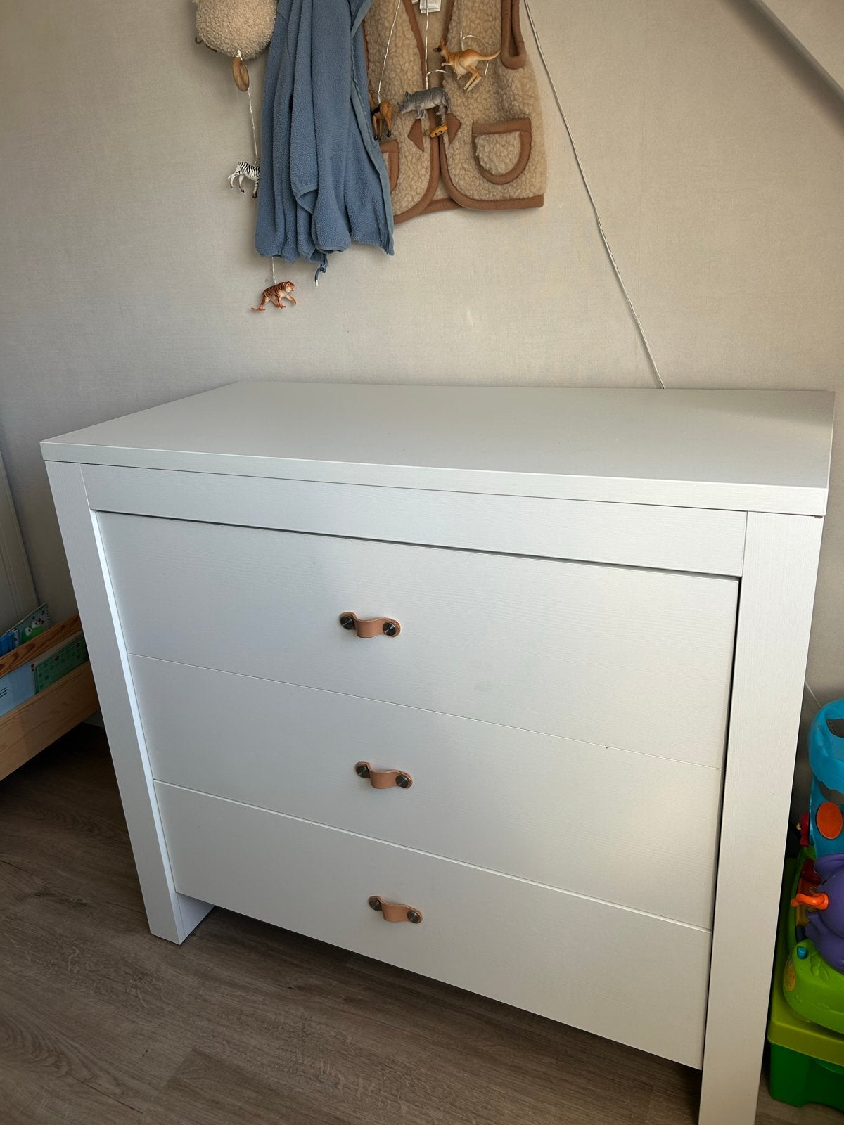Witte commode/kast met lades, Ophalen, Minder dan 50 cm, 100 cm of meer, Zo goed als nieuw