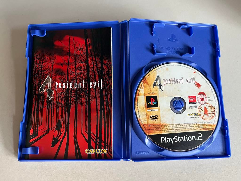 Resident Evil 4 PlayStation 2, Spelcomputers en Games, Games | Sony PlayStation 2, Avontuur en Actie, Gebruikt, Vanaf 18 jaar