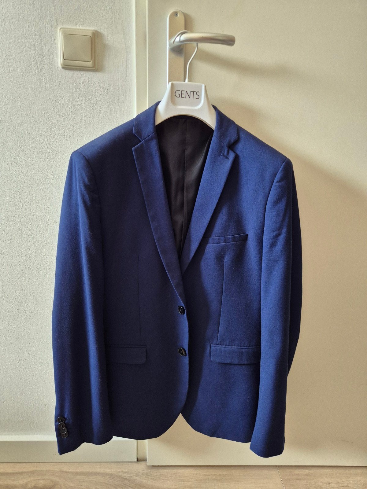 WE Stijlvol blauw colbert voor heren, Kleding | Heren, Kostuums en Colberts, WE, Ophalen of Verzenden, Zo goed als nieuw, Maat 48/50 (M)