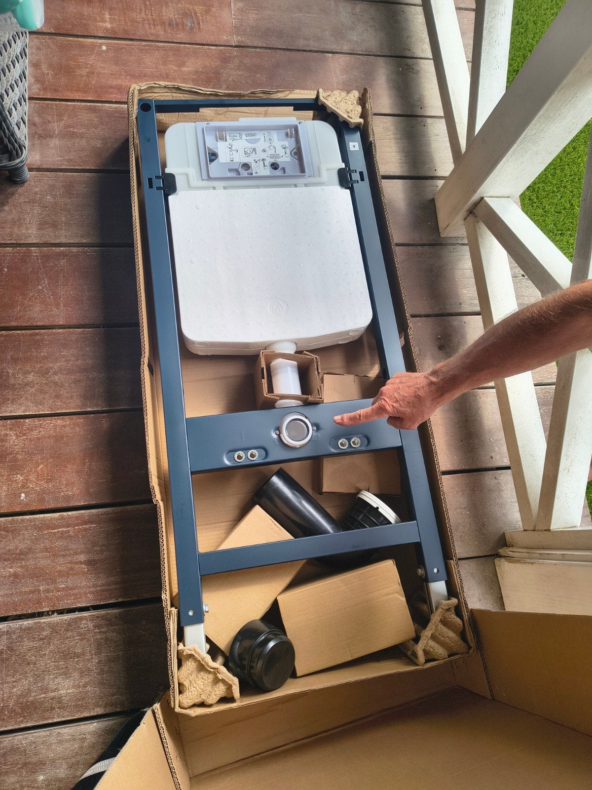 Inbouwsysteem voor hangtoilet - NIEUW, Doe-het-zelf en Verbouw, Sanitair, Ophalen, Nieuw, Toilet