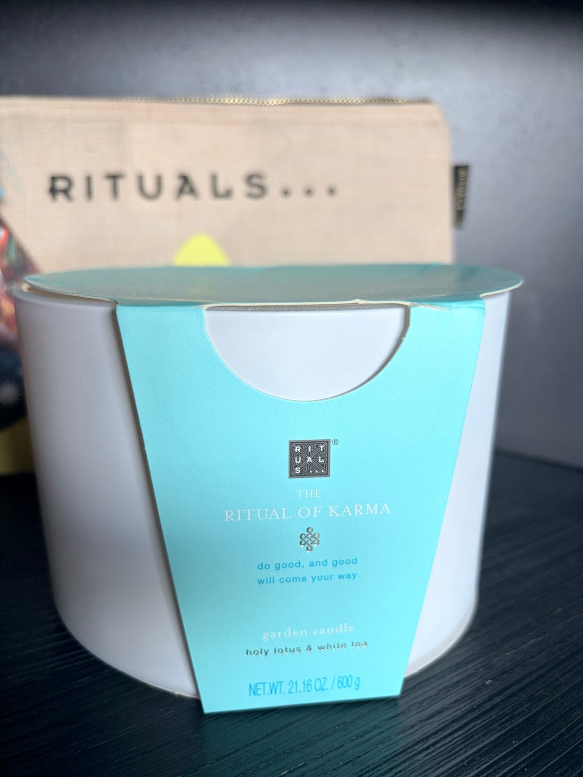 Rituals The Ritual of Karma Garden Candle 600g, Huis en Inrichting, Ophalen, Overige materialen, Wit, Nieuw