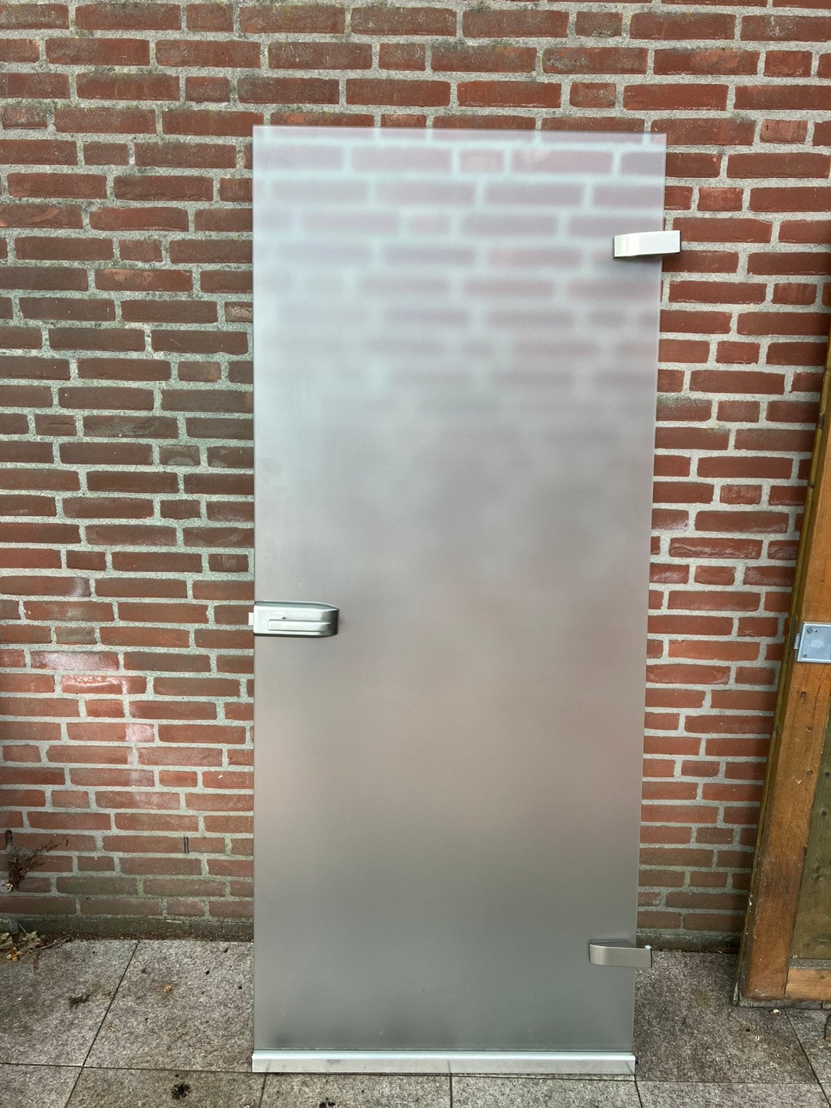 Matglazen binnendeur, Ophalen, Binnendeur, 200 tot 215 cm, Glas