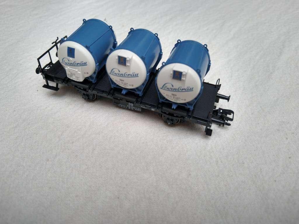 Märklin 00751-22 Behältertragwagen "Löwenbräu", Wisselstroom, Ophalen of Verzenden, Märklin, Nieuw