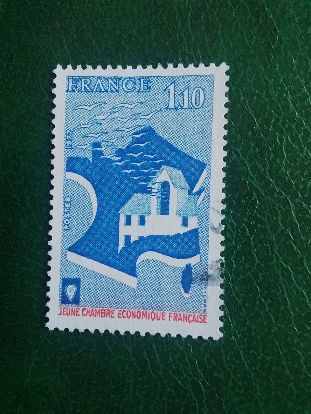 Frankrijk gestempeld 1977, Ophalen of Verzenden, Gestempeld