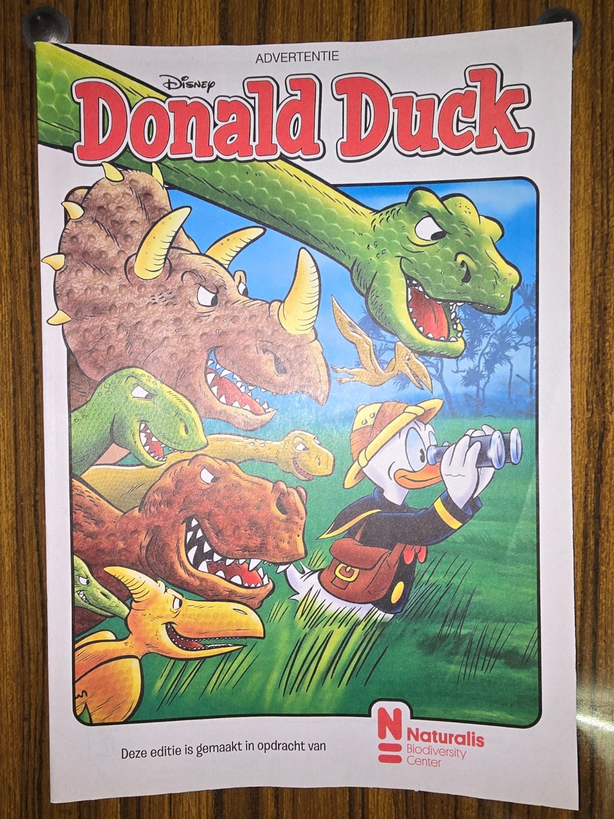 Donald Duck Naturalis. Speciale uitgave, Boeken, Eén comic, Europa, Ophalen of Verzenden, Zo goed als nieuw