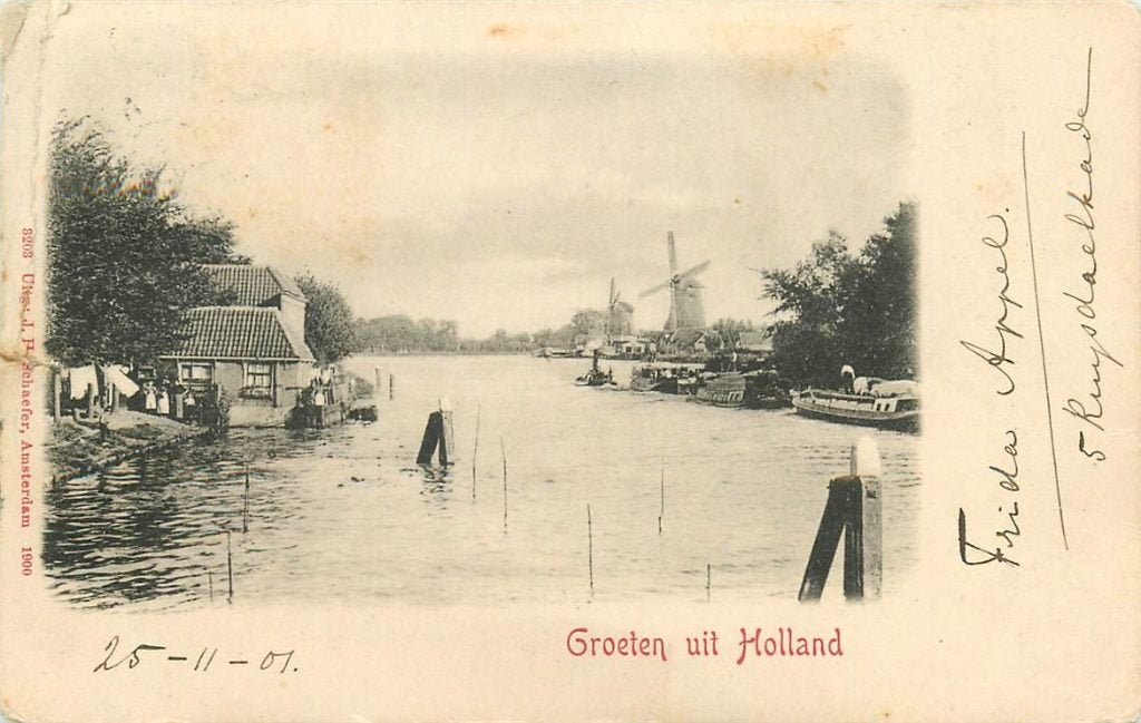702-007-039 Holland, Verzenden, Voor 1920, Zuid-Holland
