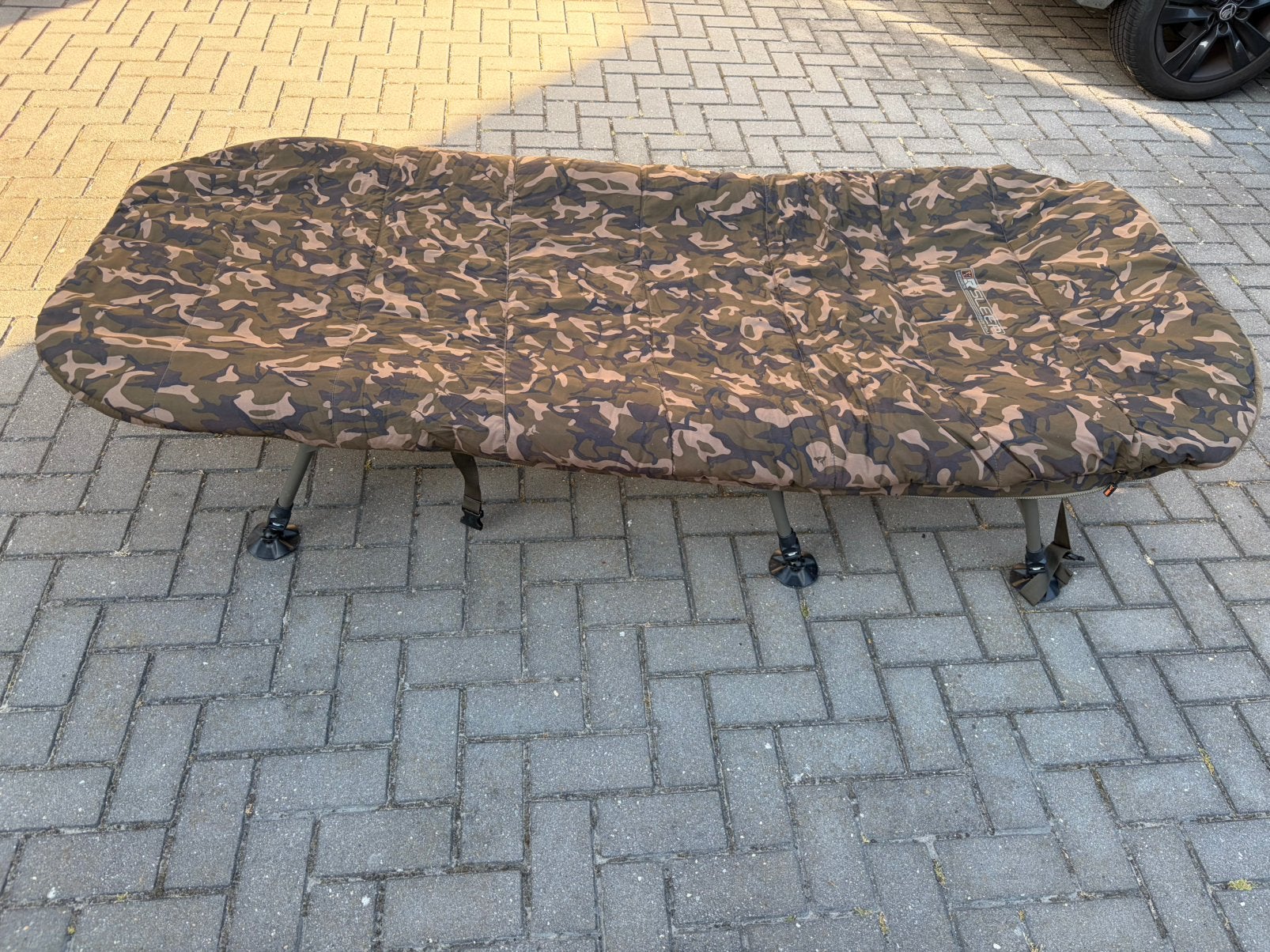Fox r serie camo sleep system stretcher / bedchair 6 poot, Ophalen, Gebruikt, Overige typen