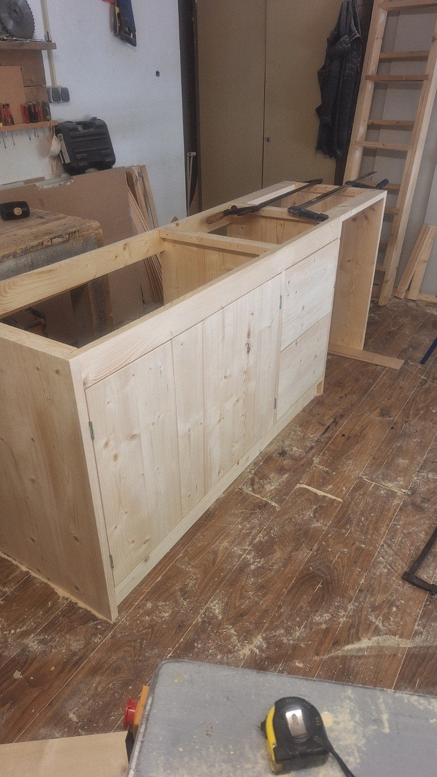 keukenblok van terug gedroogd en geschaafd hout, Ophalen of Verzenden, Nieuw
