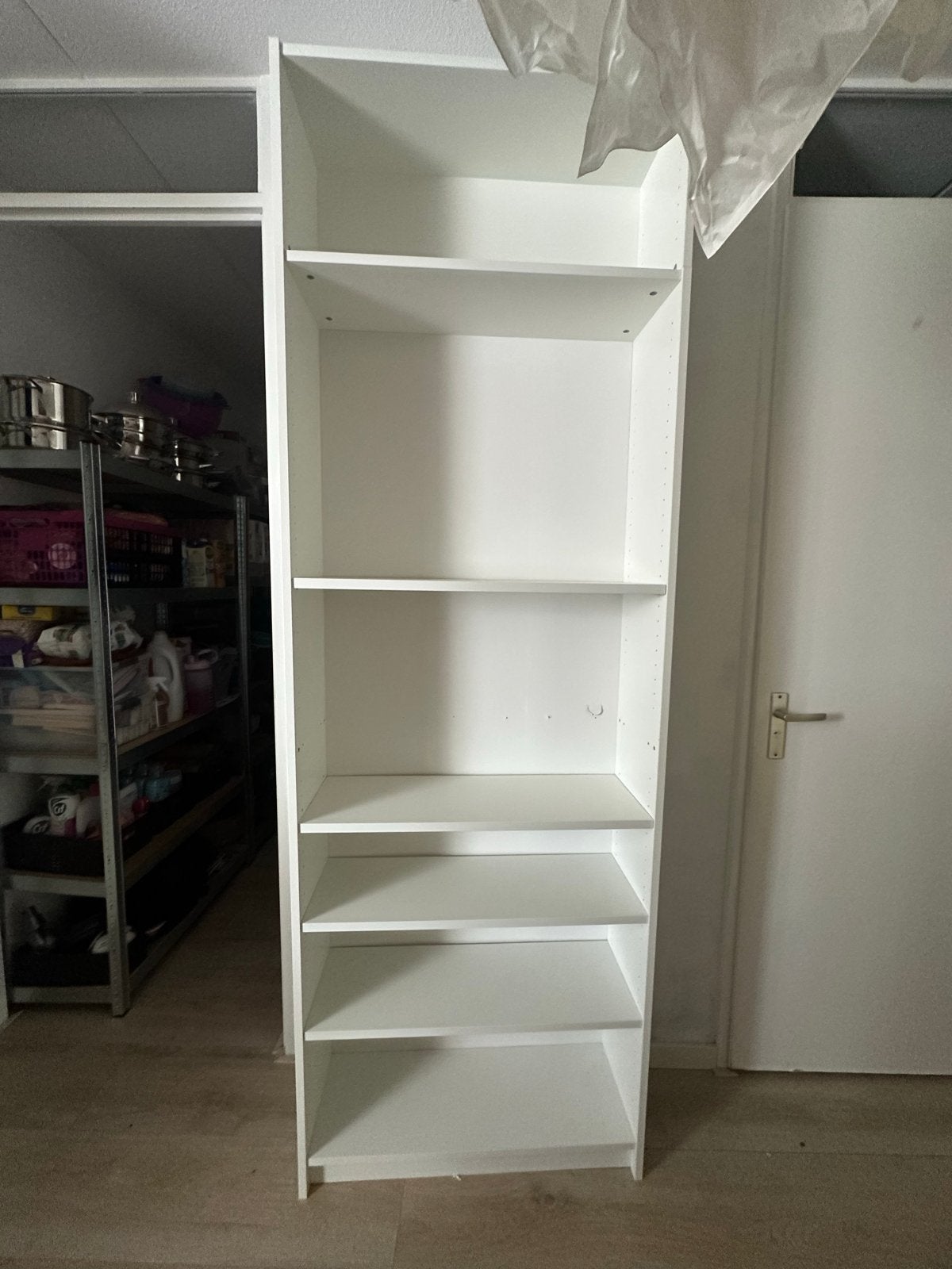 IKEA Billy Boekenkast wit met bovendeel 80x28x237 cm, Huis en Inrichting, Ophalen, Met plank(en), Gebruikt, 200 cm of meer