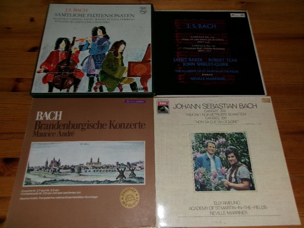 Johan sebastiaan bach - divers, Gebruikt, Overige typen, Ophalen of Verzenden, 12 inch