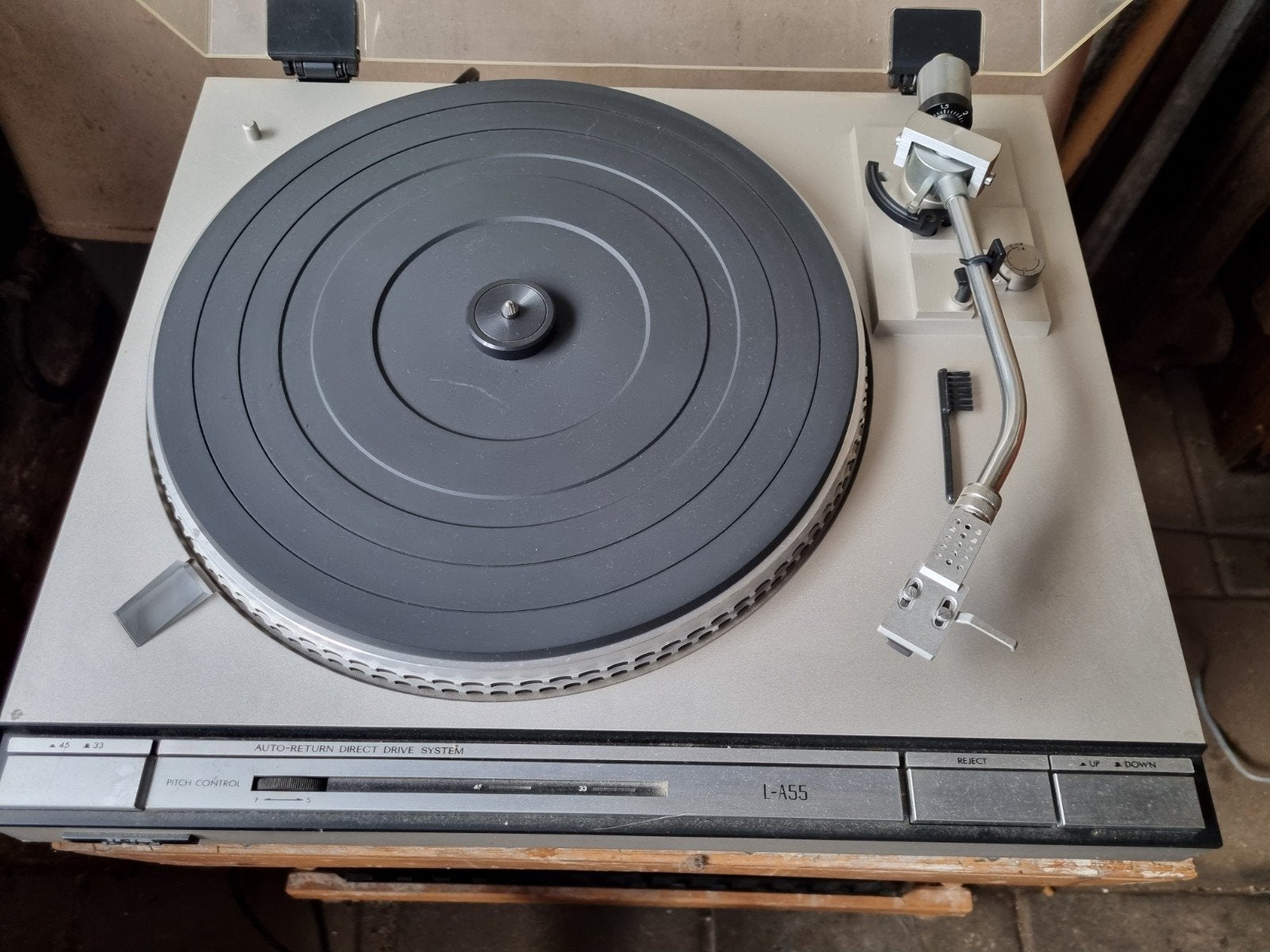 JVC L-A55 Direct Drive Platenspeler - Werkend, Overige merken, Gebruikt, Automatisch, Ophalen of Verzenden