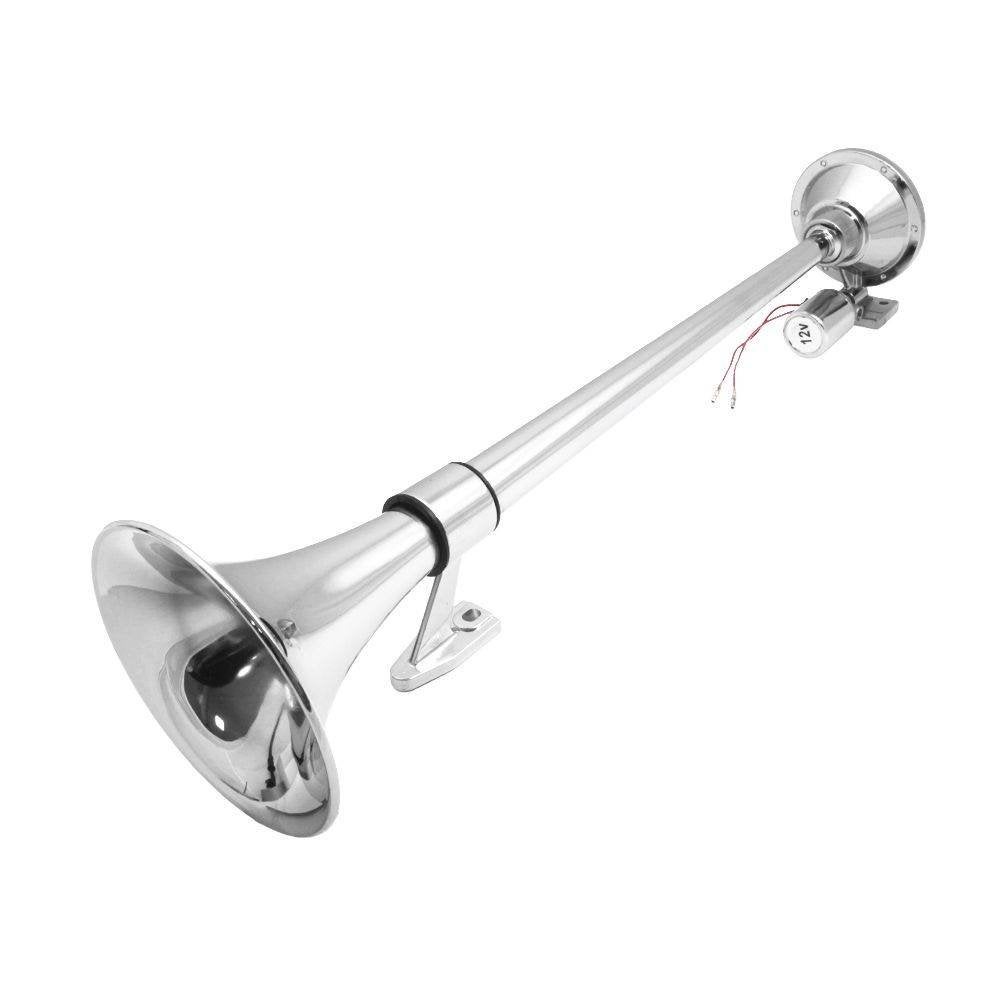 Luchthoorn 64 cm. 12/24V Chroom, Verzenden