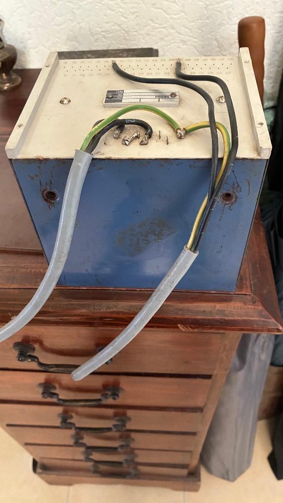 Scheidingstrafo Philips, Ophalen, Gebruikt