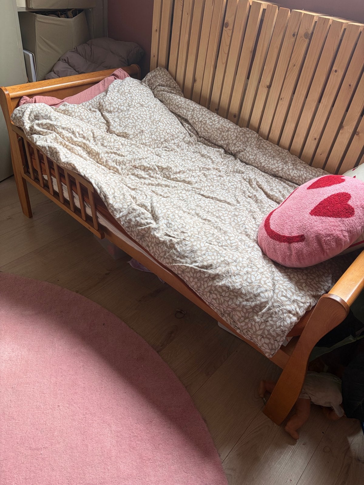 Woodies Noble Vintage Peuterbed, Kinderen en Baby's, Ophalen, 70 tot 85 cm, 140 tot 160 cm, Zo goed als nieuw
