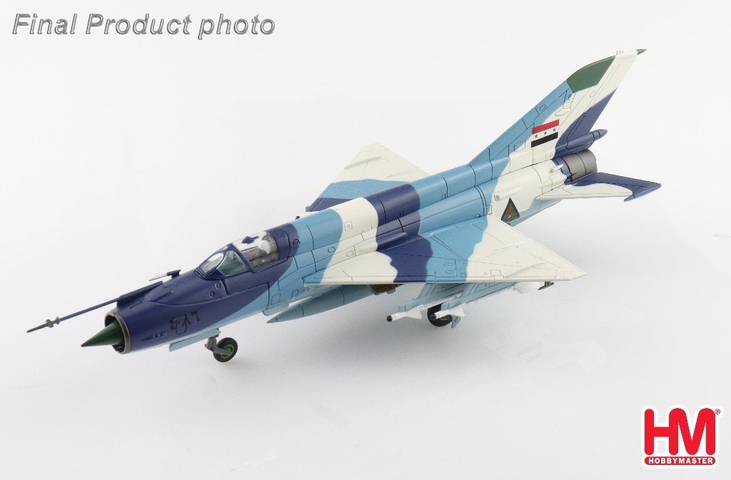 MiG-21bis Fishbed Iraqi Air Force 1986 Hobby Master HA0117, Verzamelen, Verzenden, Nieuw, Military-Models VJ Mendelssohnstraße 29 info@military-models-vj.de