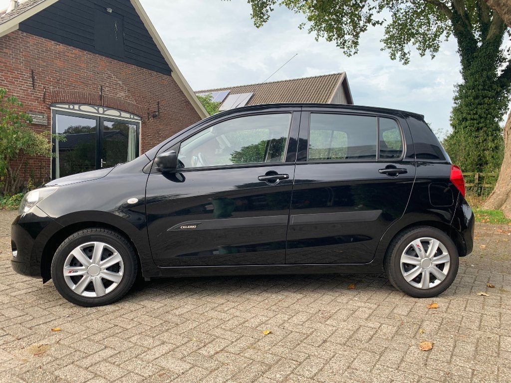 Suzuki Celerio 1.0 Dualjet 50KW 2015 Zwart Airco, Zwart, 400 kg, Origineel Nederlands, 400 kg