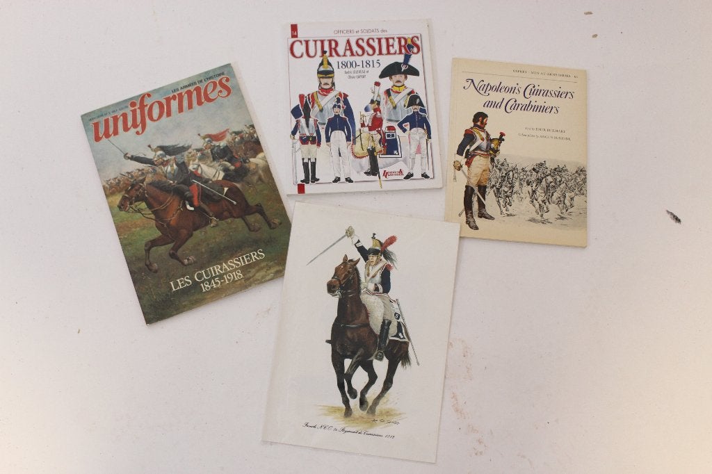 Boeken militaire geschiedenis Curassiers, Boeken, Gelezen, Diverse auteurs, Ophalen of Verzenden, Landmacht