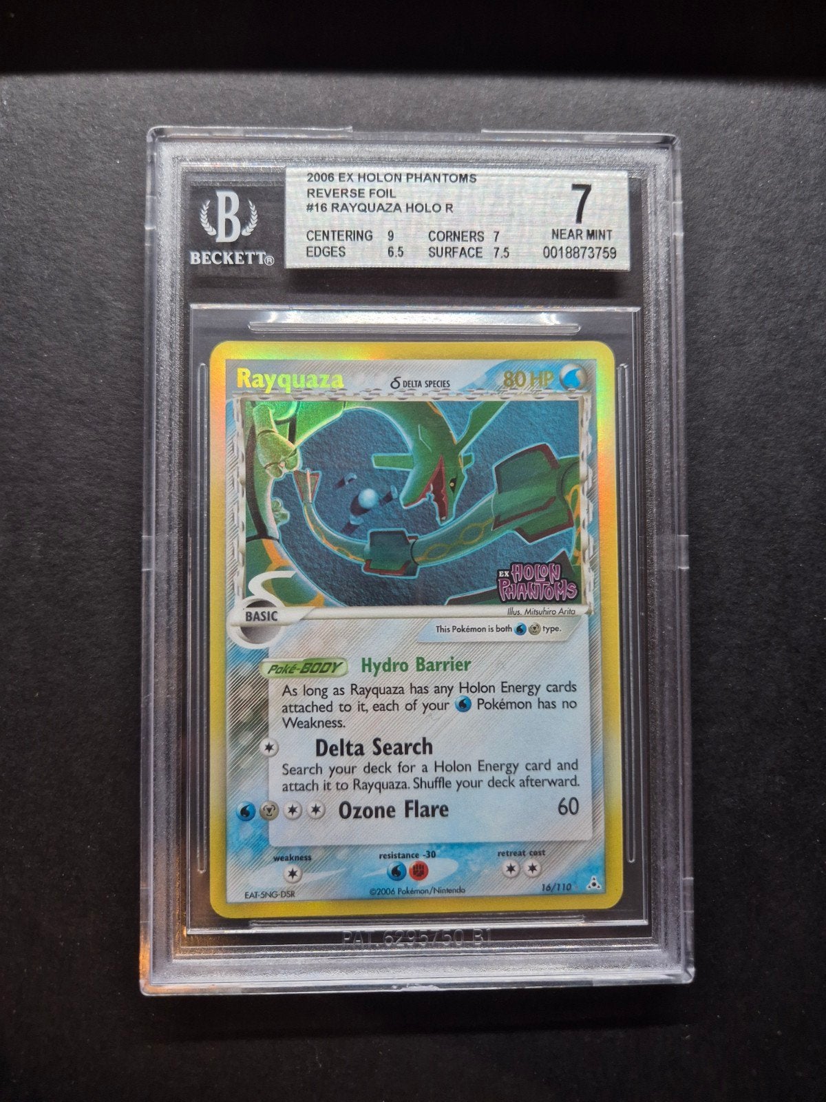 Rayquaza δ Delta Species (HP 16)
EX Holon Phantoms, Hobby en Vrije tijd, Verzamelkaartspellen | Pokémon, Ophalen, Zo goed als nieuw