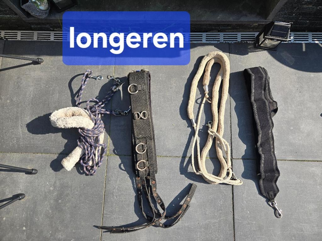 Longeren, rijden, hoofdstellen, longeerhulp, Dieren en Toebehoren, Paarden en Pony's | Hoofdstellen en Tuigage, Ophalen of Verzenden