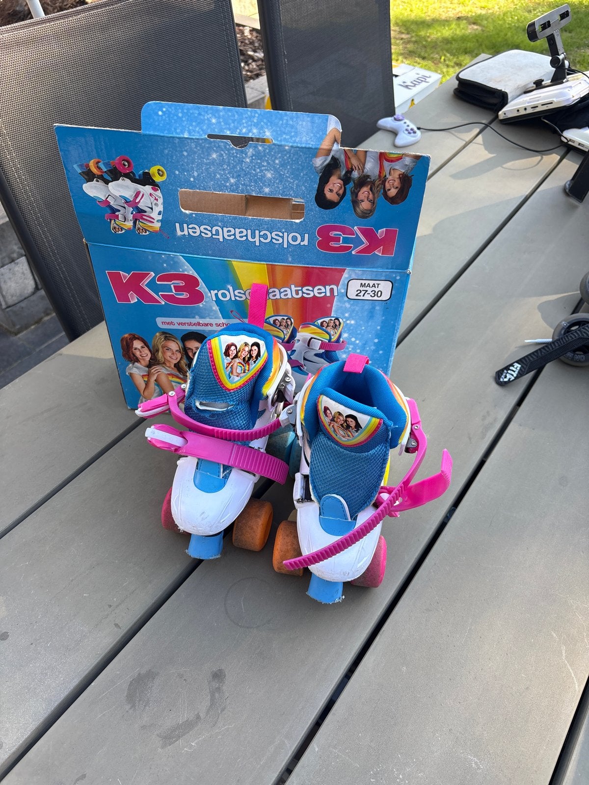 K3 rolschaatsen maat 27-30, Ophalen, Verstelbaar, Zo goed als nieuw, Kinderen