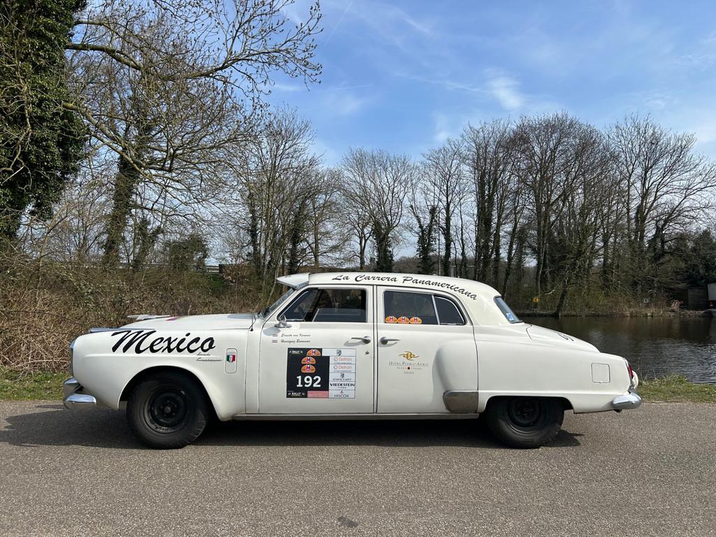 Studebaker Land cruiser Rallye Carrera Panamerica (bj 1950), Stof, 4 stoelen, Wit, 102 pk
