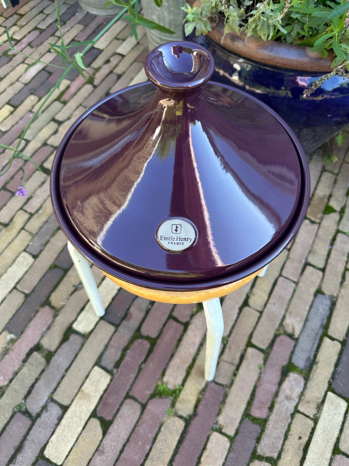 Emile Henry Tajine - Metk, Ophalen, Met deksel, Tajine, Nieuw