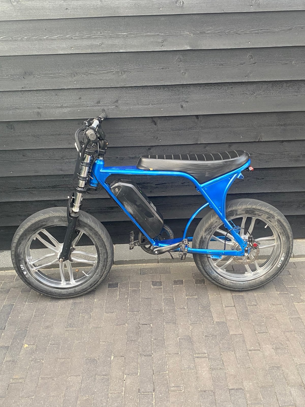 Blauwe fatbike v8, Fietsen en Brommers, Elektrische fietsen, Ophalen