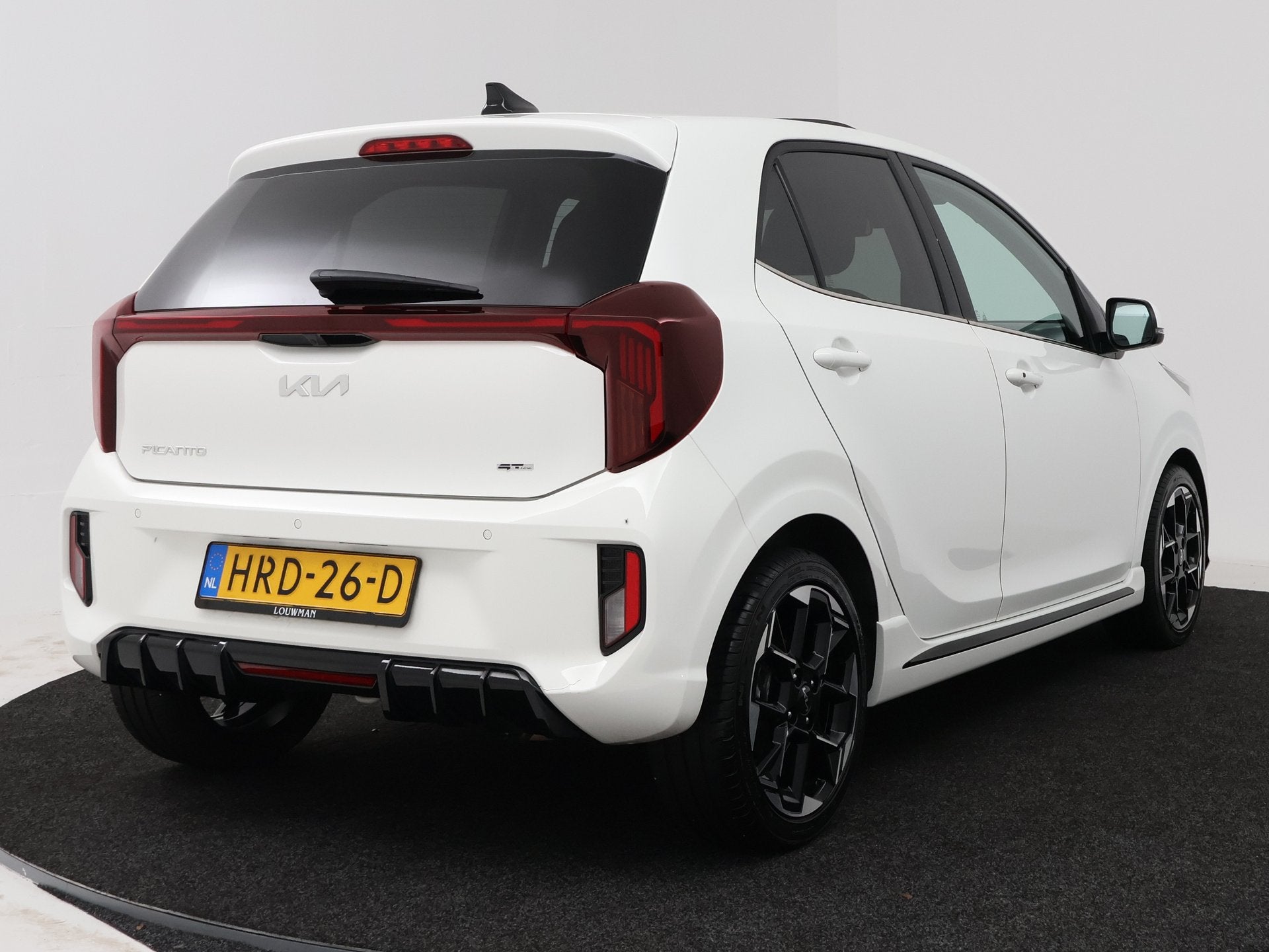 Kia Picanto 1.0 DPI GT-Line | Leder | Schuifdak | LED | Came, Auto's, Voorwielaandrijving, 12 maanden, 4 stoelen, Wit