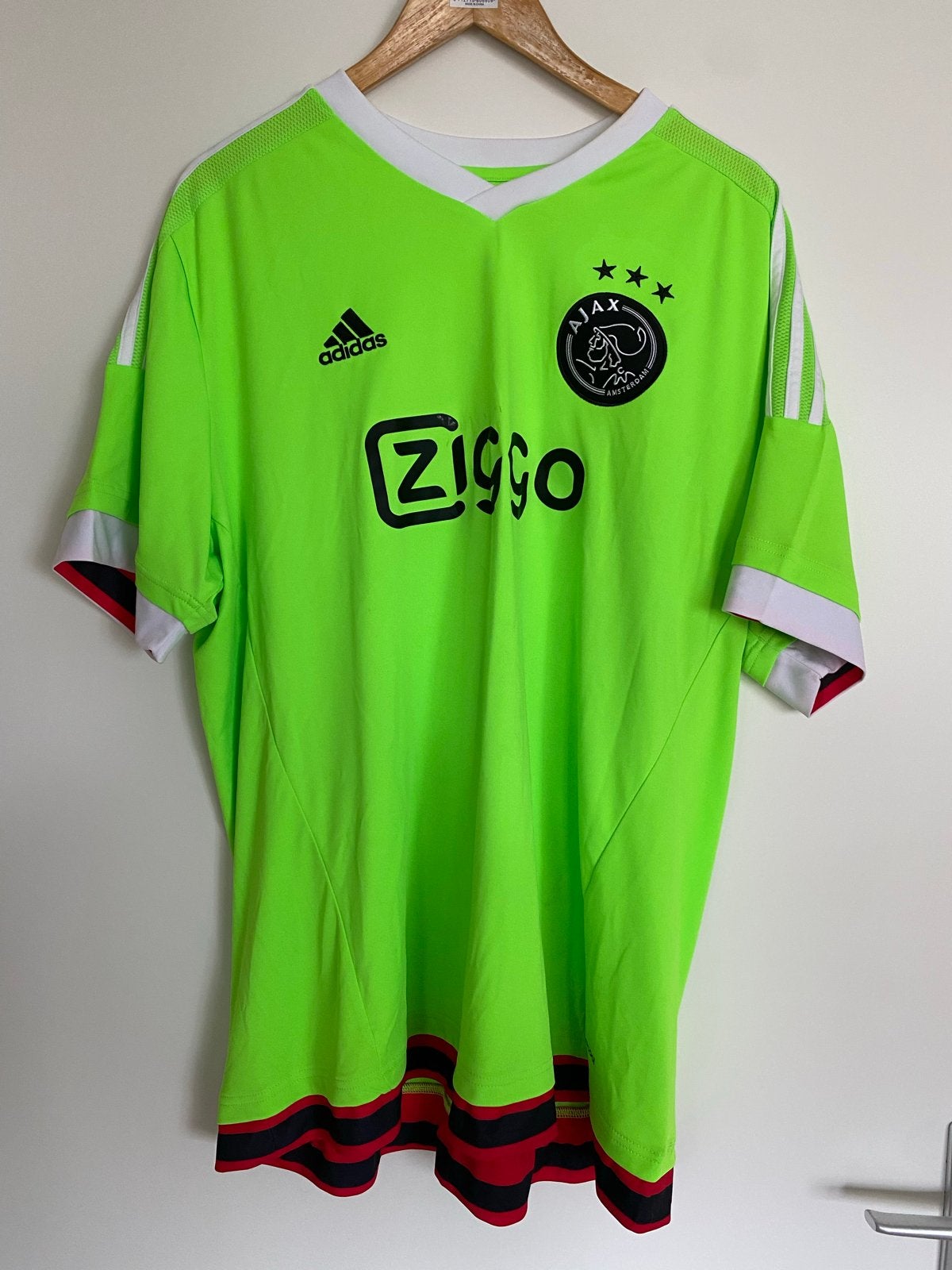 Ajax uitshirt 2014/2015 - Adidas - Maat L, Ophalen, Maat 52/54 (L), Zo goed als nieuw, Voetbal