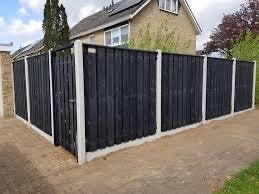 Najaarsactie!! Kwaliteit hout beton schuttingen, Ophalen, 1 tot 2 meter, Minder dan 3 meter, Nieuw