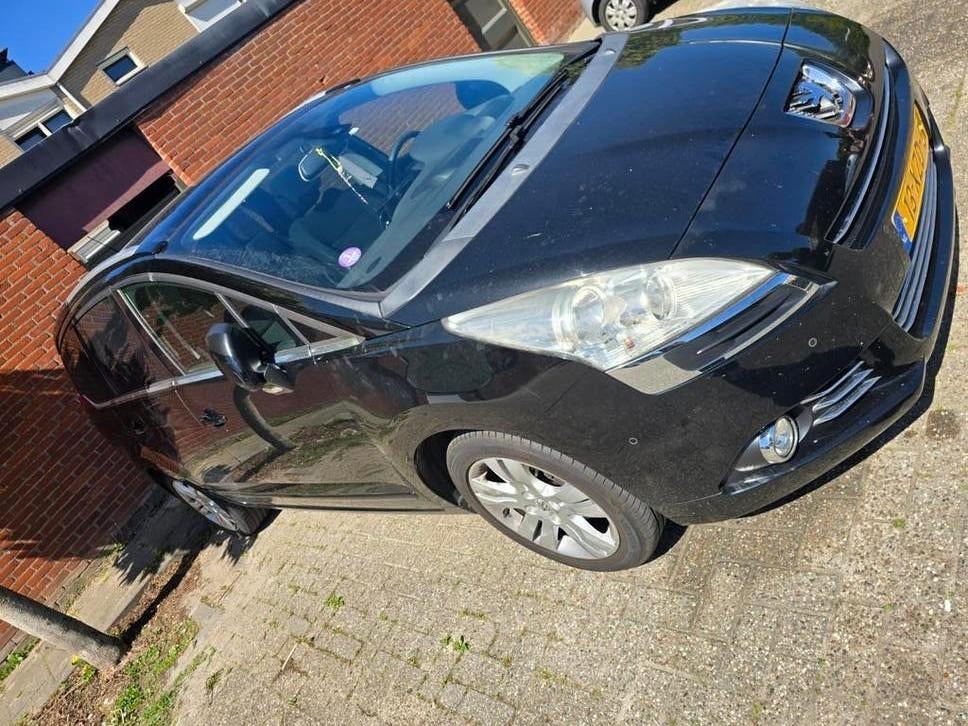 Peugeot 5008 1.6 THP 7PL 2012 Zwart, Voorwielaandrijving, Stof, Zwart, Zwart