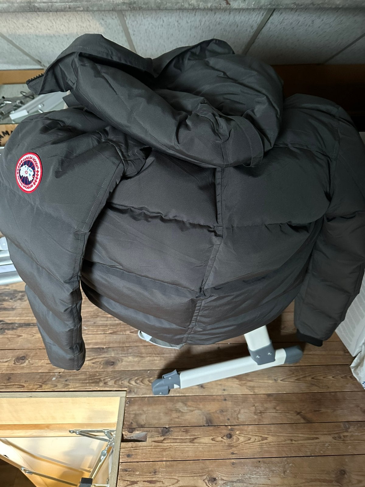 Originele canada goose heren jas, Ophalen, Zo goed als nieuw, Grijs